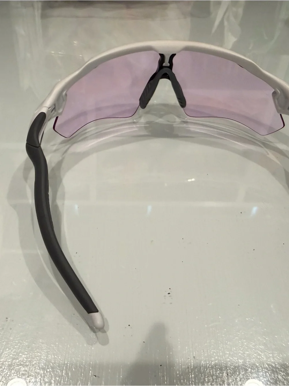 Oakley white and black Sports Sunglass Frame with Case